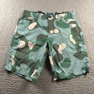William Murray Men's Golf Shorts Green Camo 32 Straight Fit‎ Performance